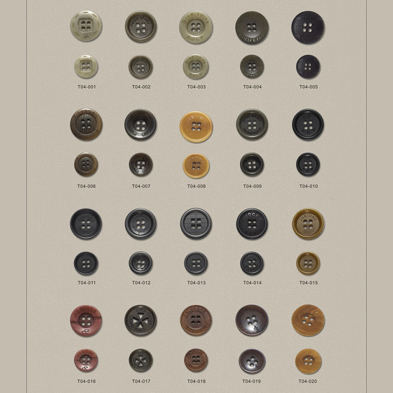 Corozo buttons